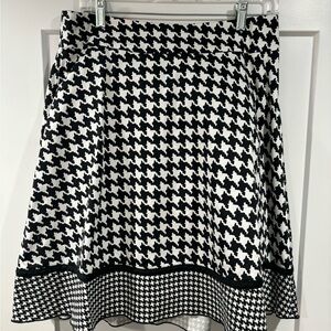 Black jacket w/checkered skirt size 9/10